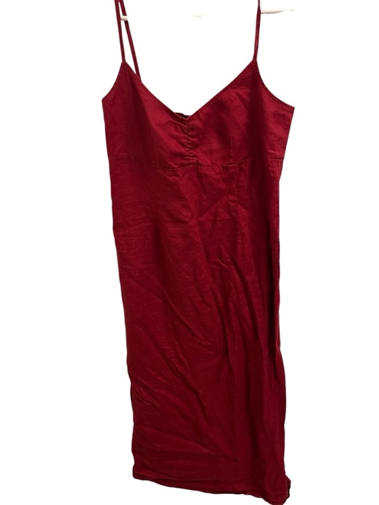 Old Navy Dresses & Skirts - Old Navy Red Linen Maxi Dress
